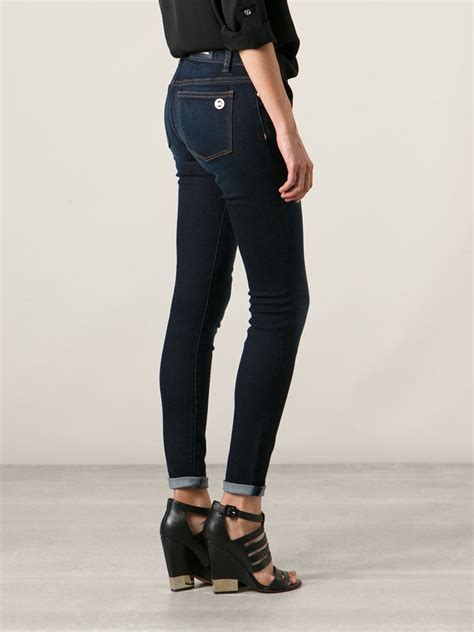 michael kors pants blue red|Michael Kors jeans women's.